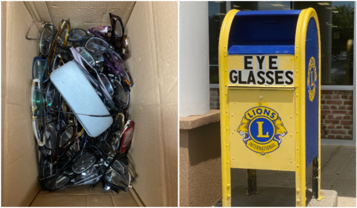 Lions eyeglass recycling online