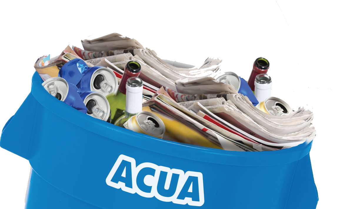 ACUA - 96-Gallon Trash Cart