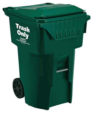 Trash Cans at